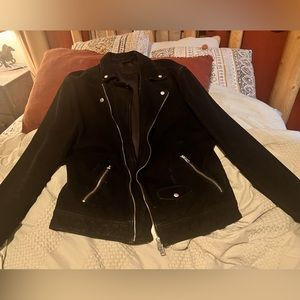 AllSaints “milo” assymetrical biker jacket